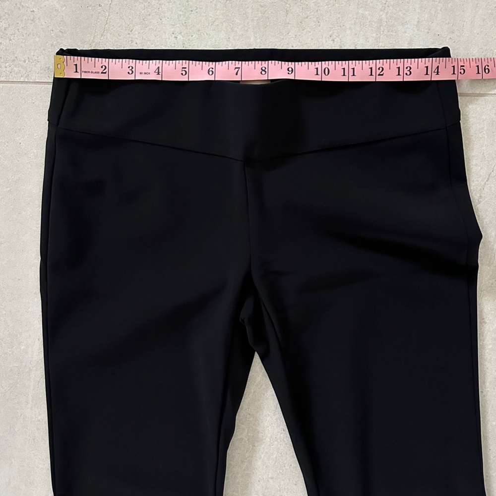 Pull-On Low Rise Super Comfy Flare Leg Trousers Modern Raw Hem Finish